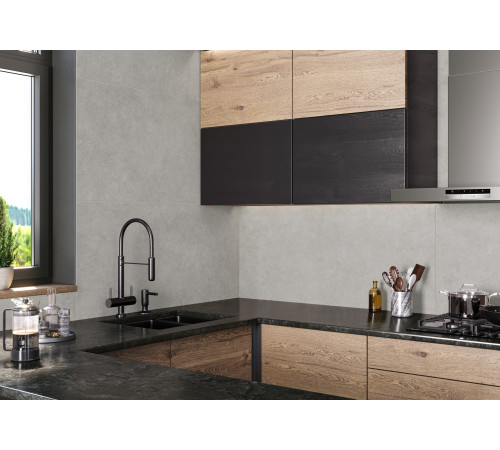 Керамогранит Alma Ceramica GFU60120BND70R Bond 60x120 серый матовый / противоскользящий под бетон