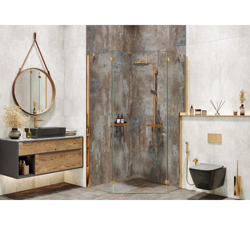 Керамогранит Delacora D120219L Centro Copper 60x120 коричневый лаппатированный под металл