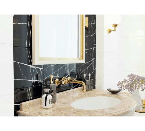 Плитка настенная Chicago White Rock WT11CHR00 200x600x7.5 Глянцевая