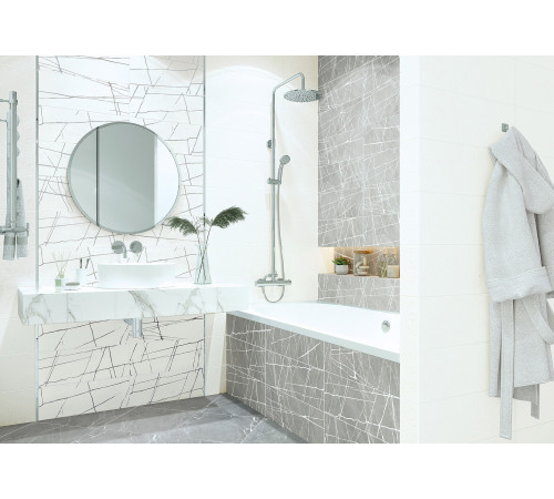 Плитка настенная Chicago Lay White WT11CHL00 200x600x7.5 Матовая