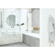 Плитка настенная Chicago Lay White WT11CHL00 200x600x7.5 Матовая