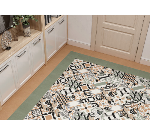 Керамогранит New Trend GP2020DSA02 Design Art Dawn 20x20 микс матовый с орнаментом