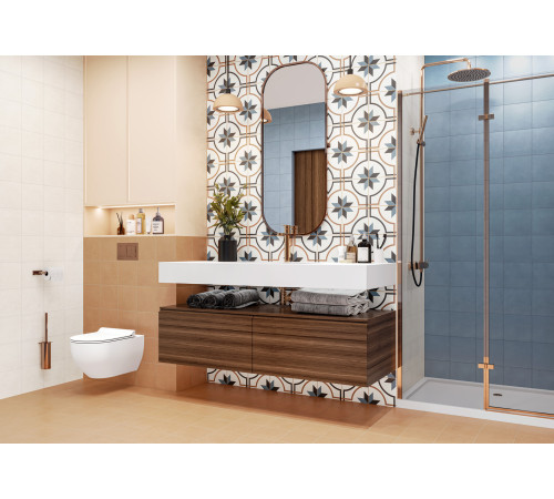 Керамогранит New Trend GP2020DSA02 Design Art Dawn 20x20 микс матовый с орнаментом