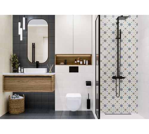 Керамогранит New Trend GP2020DSA02 Design Art Dawn 20x20 микс матовый с орнаментом