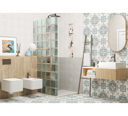 Керамогранит New Trend GP2020DSA02 Design Art Dawn 20x20 микс матовый с орнаментом