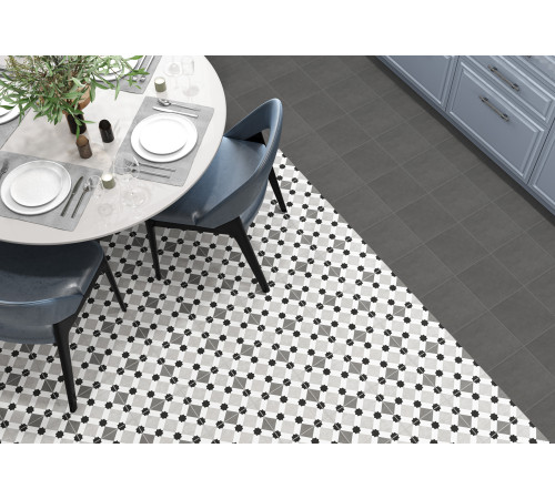 Керамогранит New Trend GP2020DSA02 Design Art Dawn 20x20 микс матовый с орнаментом