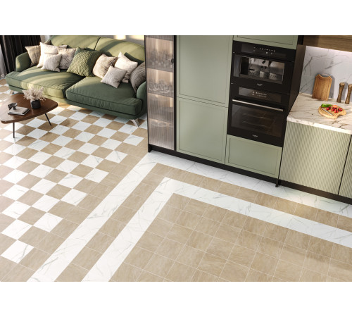 Керамогранит New Trend GP2020DSA02 Design Art Dawn 20x20 микс матовый с орнаментом