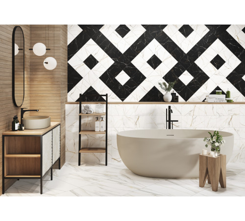 Керамогранит New Trend GP2020DSA02 Design Art Dawn 20x20 микс матовый с орнаментом