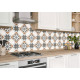 Керамогранит New Trend GP2020DSA02 Design Art Dawn 20x20 микс матовый с орнаментом