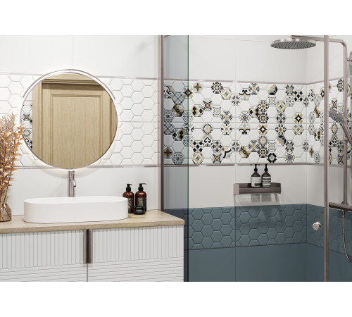 Плитка настенная Edelweiss Blue WT36EDW13 300x600x9 Матовая