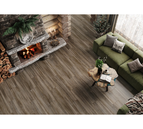 Керамогранит Delacora GP2090EXC05R Exotic Wood Gris Sugar 20x90 серый рельефный под дерево