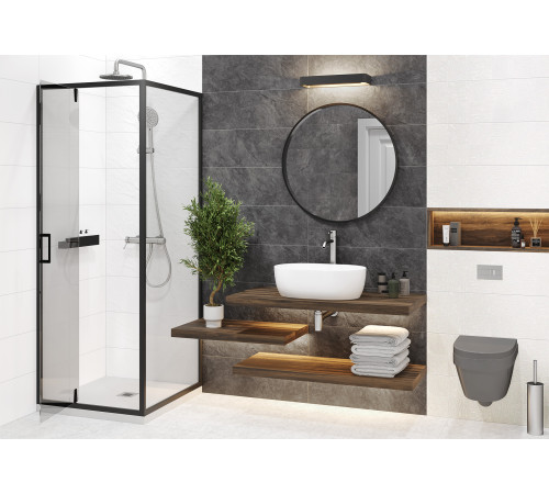 Плитка настенная Leon White WT15LEN00R 246x740x9.5 Матовая