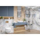 Керамогранит LCM 6060ILN18HG Illusion Smoky 60x60 серый суперполированный под оникс