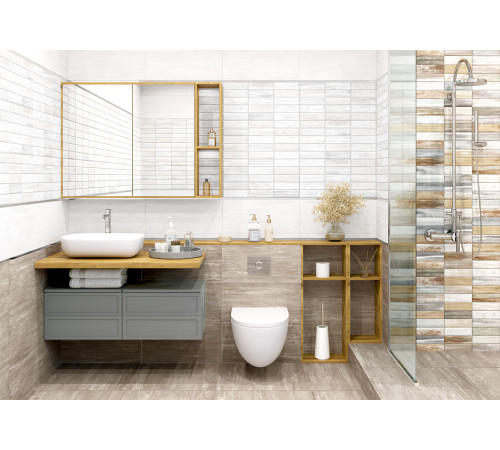Плитка настенная Congo Brick WT36CON55 300x600x9 Глянцевая