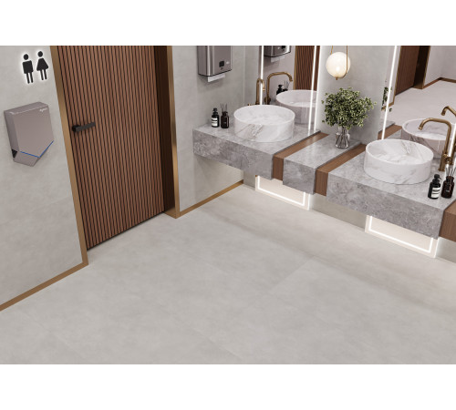 Керамогранит Delacora D120239M Life Calacatta 60x120 белый матовый / противоскользящий под мрамор