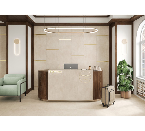 Керамогранит Delacora D120239M Life Calacatta 60x120 белый матовый / противоскользящий под мрамор