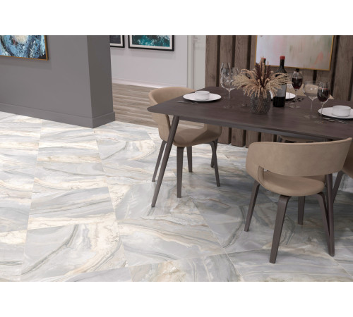 Керамогранит Alma Ceramica GFU60120MGC64L Magic 60x120 серый лаппатированный под камень