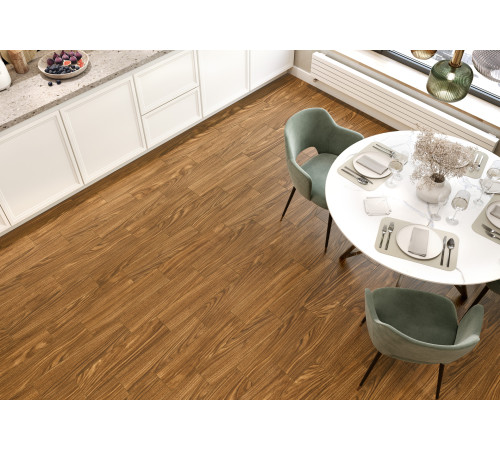 Керамогранит New Trend GP1560ERB25 Merbau Graphite 15.1x60.2 графит матовый / рельефный под дерево