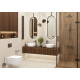 Керамогранит Artkera Group GP60120MIM08M Микроцемент коричневый / Microcement Brown 60×120