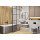 Керамогранит Alma Ceramica GFU6060RKL17R Rock Line 60x60 серый глазурованный матовый / противоскользящий под камень