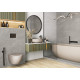 Керамогранит Alma Ceramica GFU6060RKL17R Rock Line 60x60 серый глазурованный матовый / противоскользящий под камень