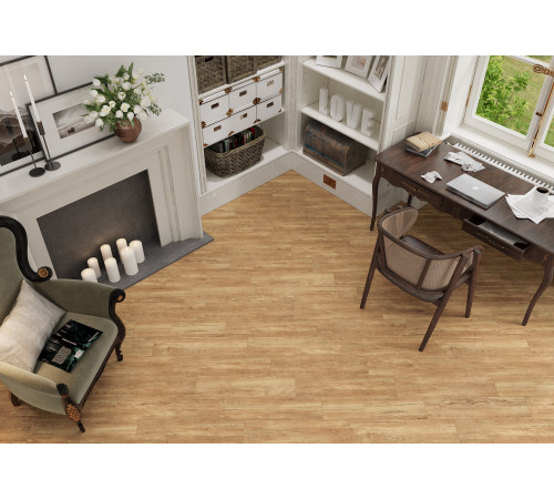 Керамогранит New Trend GP1560CHL11 Chalet Beige 15.1x60.2 бежевый матовый / рельефный под дерево