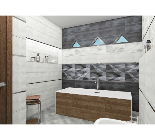 Плитка настенная Shape Geometry White WT9SHG00 249x500x8.5 Матовая