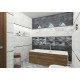 Плитка настенная Shape Geometry White WT9SHG00 249x500x8.5 Матовая