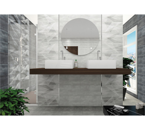 Плитка настенная Shape Geometry White WT9SHG00 249x500x8.5 Матовая