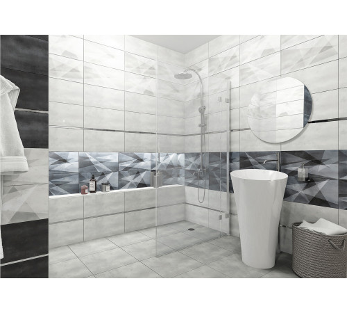 Плитка настенная Shape Geometry White WT9SHG00 249x500x8.5 Матовая