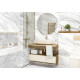 Керамогранит Delacora D12065M Statuary Venato 60x120 белый матовый под мрамор