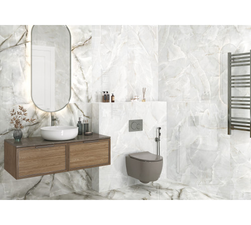 Керамогранит LCM 60120TLN01P Talisman Onyx Crema 60x120 бежевый полированный под камень