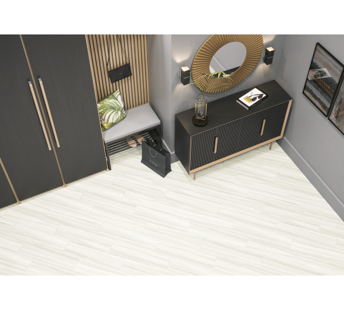 Керамогранит New Trend GP1560THW15 Thai Wood Grey 15.1x60.2 серый матовый / рельефный под дерево