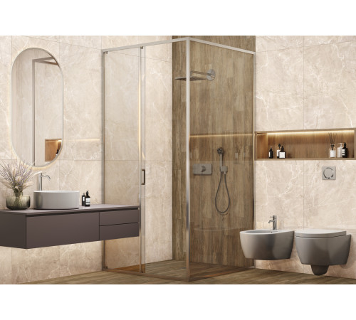 Керамогранит New Trend 60120TER15P Terra Gray 60x120 серый полированный под мрамор