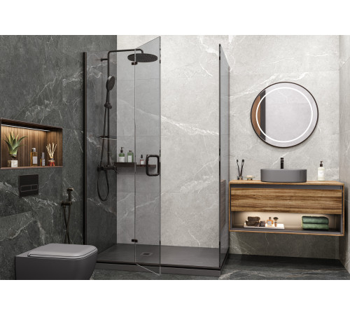 Керамогранит Artkera Group GP60120TIA25M Титаниум темно-серый / Titanium Graphite 60×120