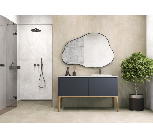 Керамогранит Alma Ceramica GFU60120TTM07R Totem 60x120 серый глазурованный матовый под бетон