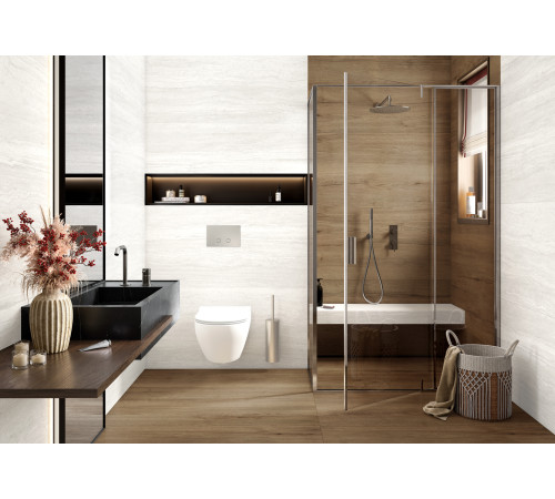 Керамогранит LCM 60120TVW00M Травертин Ворлд белый / Travertine World White 60×120