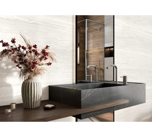 Керамогранит LCM 60120TVW00M Травертин Ворлд белый / Travertine World White 60×120
