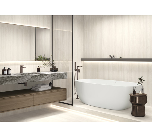 Керамогранит LCM 60120TVW00M Травертин Ворлд белый / Travertine World White 60×120