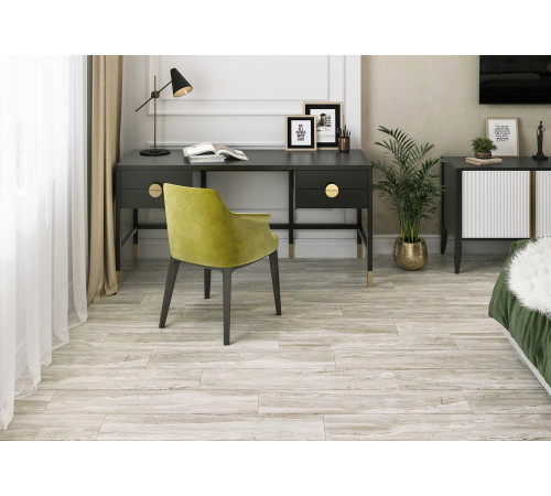 Керамогранит Alma Ceramica GFA92WDW04R Wonderwood 90x20 серый / бежевый матовый под дерево / паркет