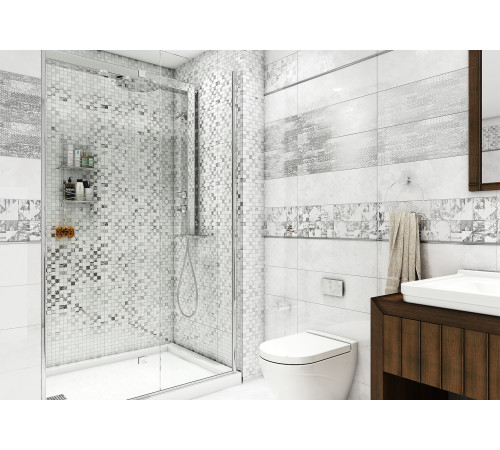 Декор Vesta Silver DW11VST00 200x600x9 Глянцевая