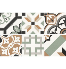 Керамогранит Artkera Group GP2020DMX31 Дизайн Микс 1 / Design Mix 1 20×20