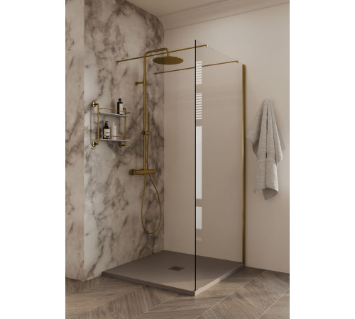 Душевая перегородка Allen Brau Infinity 2 120 3.21045.BBA черный браш