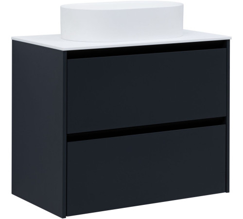 Тумба под раковину Allen Brau Activity 80 1.34004.AM антрацит матовый/черный браш