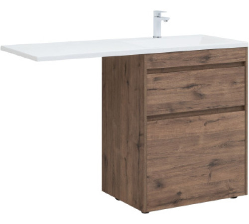 Тумба под раковину Aquanet Токио 68 дуб веллингтон (напольная 2 ящика)
