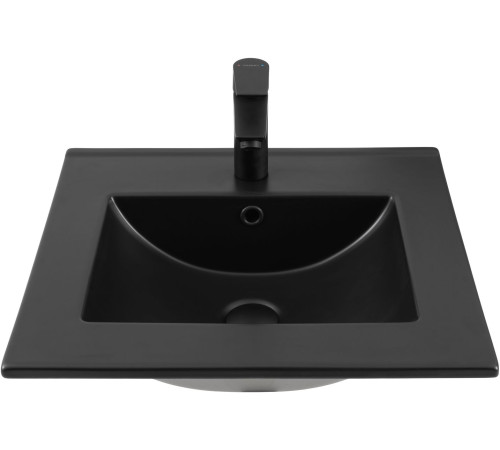 Раковина Aquanet Flat 50 черная матовая