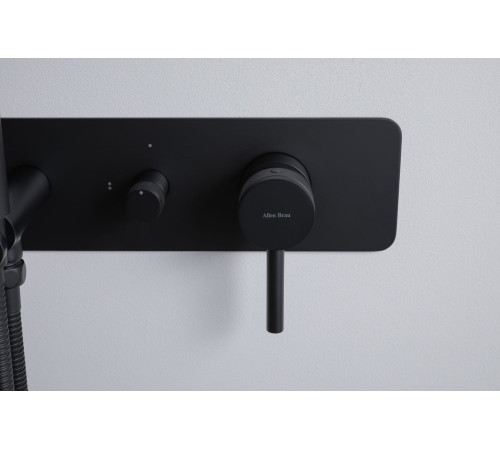 Смеситель для ванны Allen Brau Priority 5.31A05-31 (с внутренней частью) черный матовый