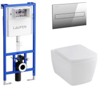 Унитаз с инсталляцией Allen Brau Liberty 4.33004.20/8.9466.0.000.000.1 белый глянец