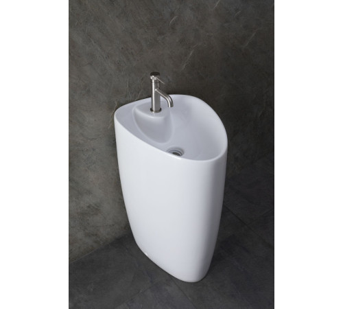 Раковина напольная Allen Brau Infinity 4.21015.20 белый глянец