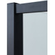 Душевая дверь Aquanet Pleasure Evo 140 AE65-N140-BT профиль черный, прозрачное стекло
